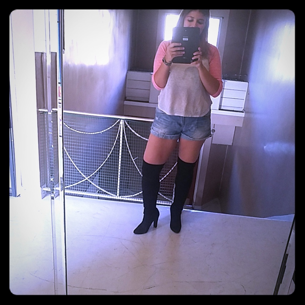 Steve Madden Knee High Suede Boots